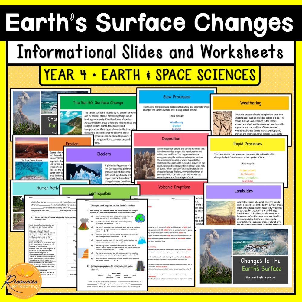 changes-to-the-earth-s-surface-resources-for-teaching-australia