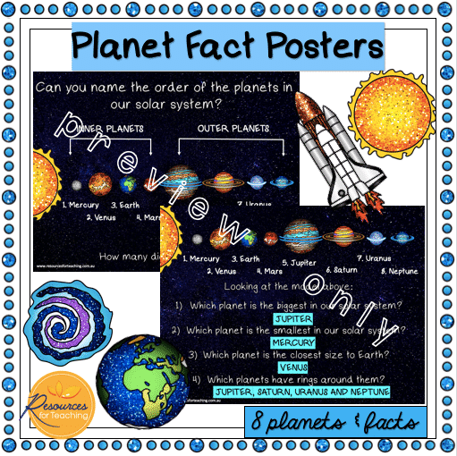 Planet Fact Posters | Resources for Teaching Australia