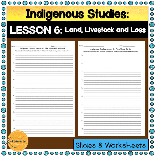 Indigenous Studies Lesson 6 | Resources For Teaching Australia