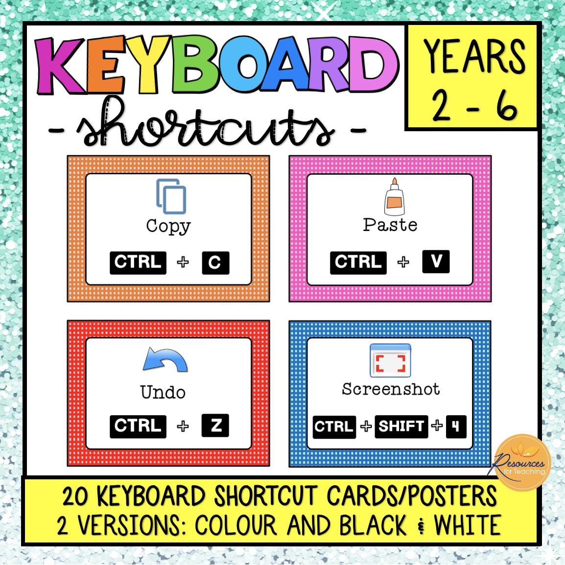 Technology Keyboard Shortcuts $1 DEAL | Resources for Teaching Australia