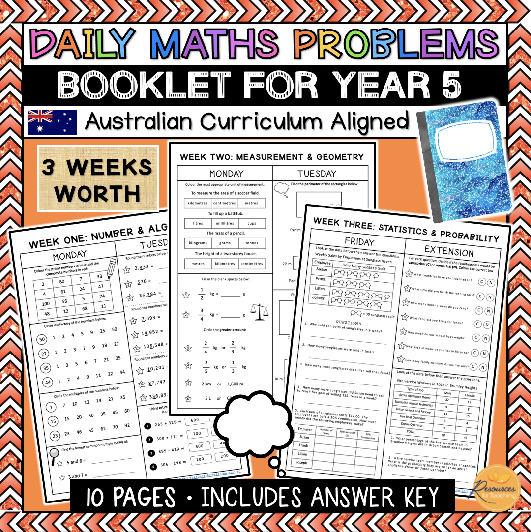 daily-maths-problems-year-5-resources-for-teaching-australia